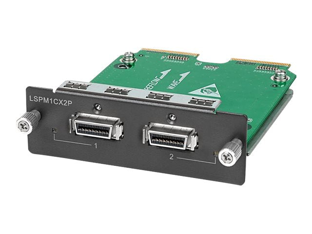 HPE Local Connect Module - Expansion module - 10GBase-CX4 x 2 - for HPE 5120-24, 5120-48, 5500-24, 5500-48