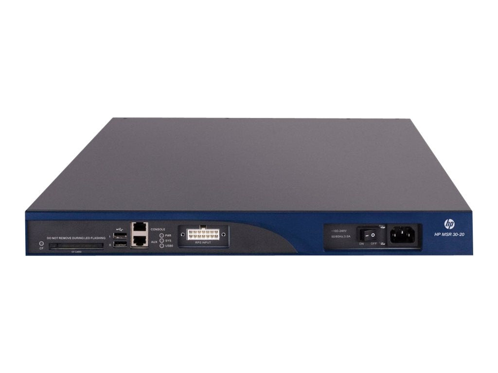 HPE MSR30-20 - - router - - 1GbE - rack-mountable - TAA Compliant