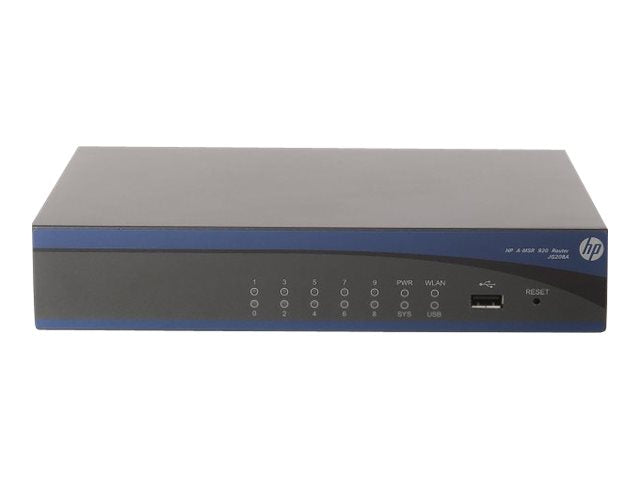 HPE MSR920 - - router - 8-port switch - WAN ports: 2