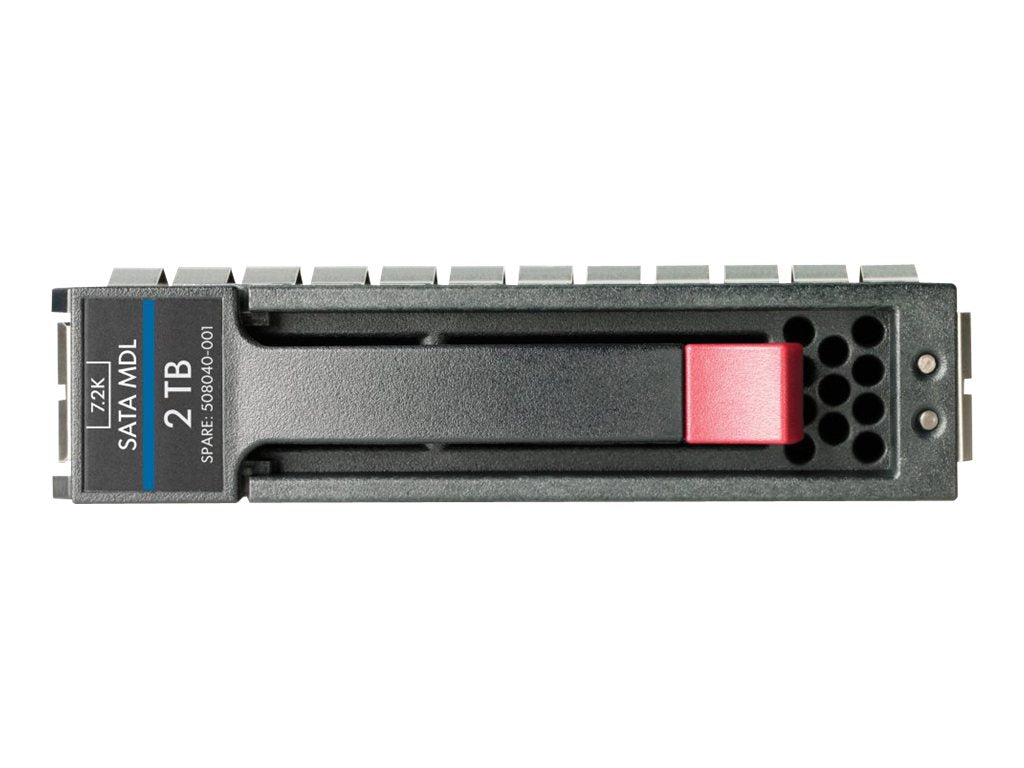 HPE Midline - Hard drive - 2 TB - hot-swap - 3.5 - SATA 3Gb/s - 7200 rpm"