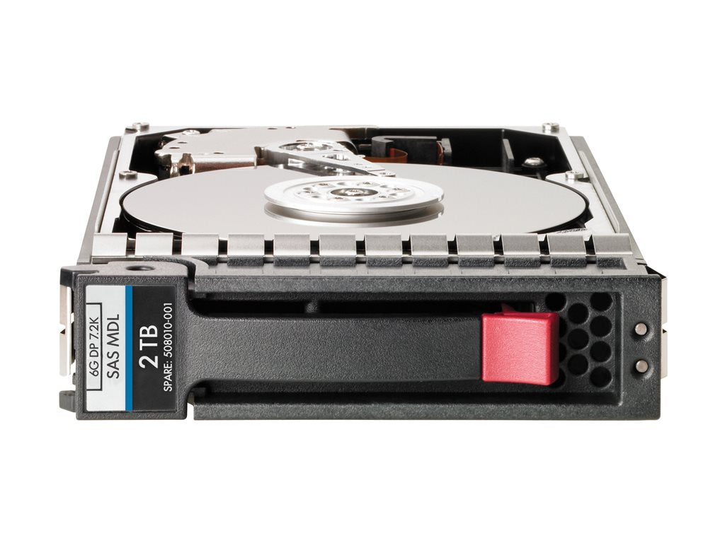 HPE Midline - Hard drive - 4 TB - hot-swap - 3.5 LFF - SAS 12Gb/s - 7200 rpm - for Modular Smart Array 1040