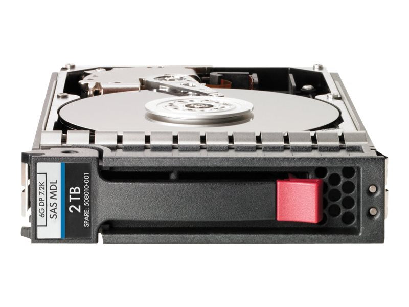 HPE Midline - Hard drive - 6 TB - hot-swap - 3.5 LFF - SAS - 7200 rpm - for Modular Smart Array 1040