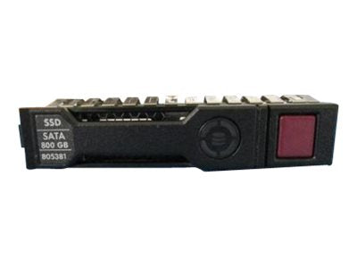 HPE Mixed Use-2 G1 - SSD - 800 GB - hot-swap - 2.5 SFF - SATA 6Gb/s - with HPE SmartDrive carrier"