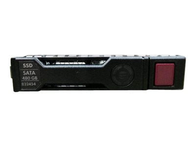 HPE Mixed Use-2 - SSD - 480 GB - hot-swap - 2.5 SFF - SATA 6Gb/s - with HP SmartDrive carrier"