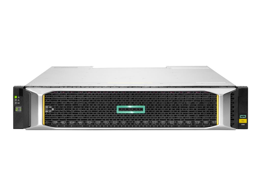 HPE Modular Smart Array 2060 12Gb SAS SFF Storage - Hard drive array - 86.4 TB - 24 bays (SAS-3) - HDD 14.4 TB x 6 - SAS 12Gb/s R9G41A