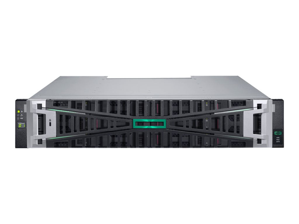 HPE Modular Smart Array 2070 16Gb Fibre Channel LFF Storage - Hard drive array - 0 TB - 12 bays (SAS-3) - 16Gb Fibre Channel S1H41A