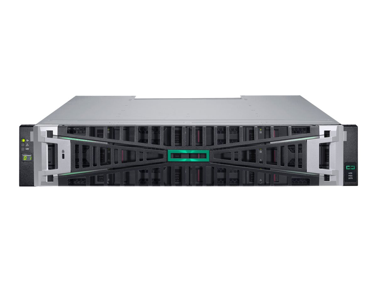 HPE Modular Smart Array 2070 16Gb Fibre Channel LFF Storage - Hard drive array - 0 TB - 12 bays (SAS-3) - 16Gb Fibre Channel S1H41A