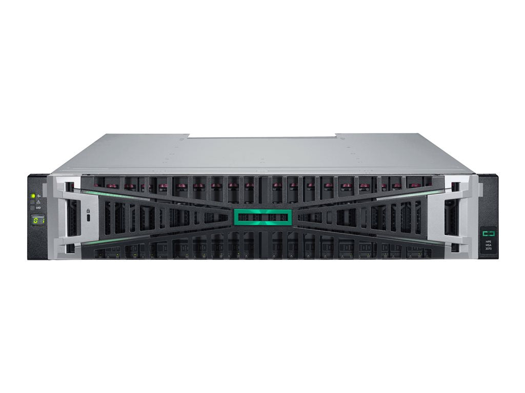 HPE Modular Smart Array 2070 16Gb Fibre Channel SFF Storage - Solid state drive array - 46 TB - 24 bays (SAS-3) - SSD 3.84 TB P76570-B25