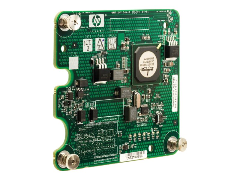 HPE NC326m - Network adapter - PCIe x4 - 1GbE - 1000Base-T - 2 ports - for ProLiant BL280c G6, BL460c G6, BL465c G6,