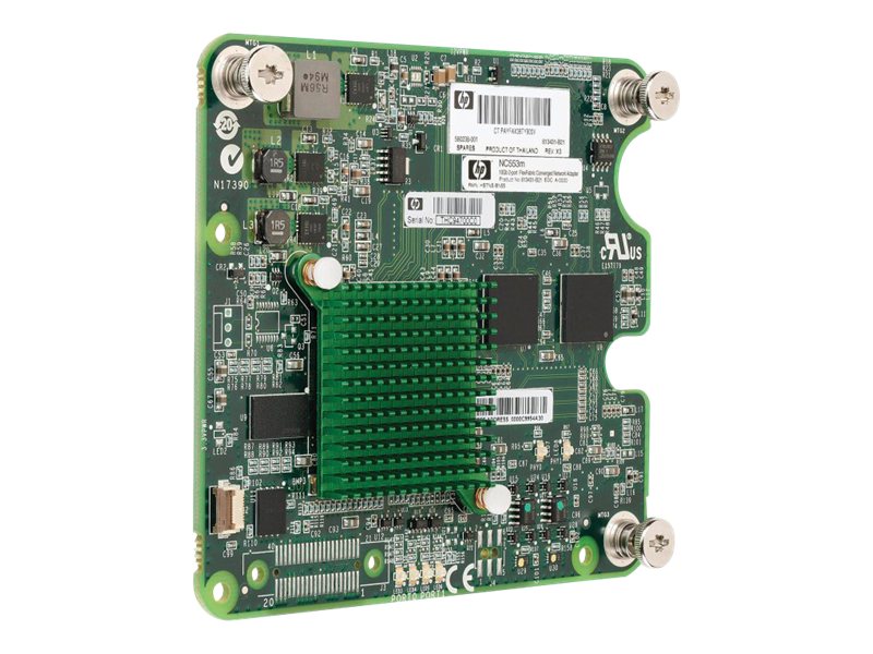 HPE NC553m - Network adapter - 10GbE - 10GBase-KX4 - 2 ports - for Integrity BL860c i4; ProLiant BL460c G7, BL490c G7,