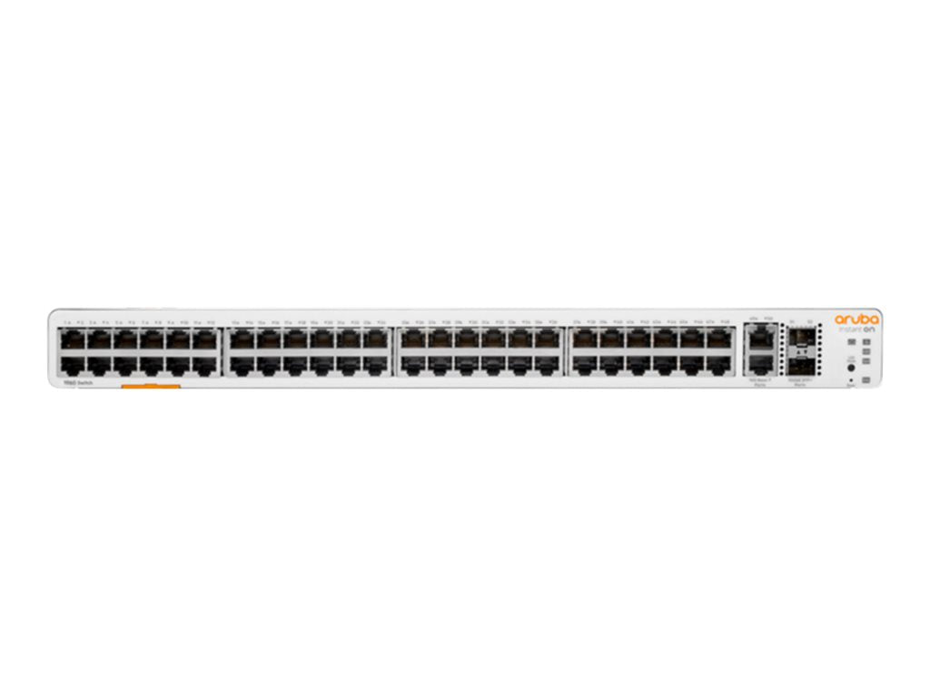 HPE Networking Instant On 1960 48G 2XGT 2SFP+ Switch - Switch - managed - 48 x 10/100/1000 + 2 x 10 Gigabit SFP+ + 2 x 100/1000/10GBase-T JL808A#B2E