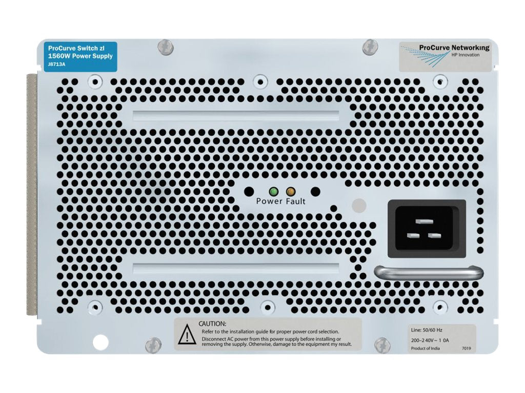 HPE - Power supply - AC 220 V - 1500 Watt - for HP Switch 5406zl-48G; HPE Switch 5406zl; HPE Aruba 5406