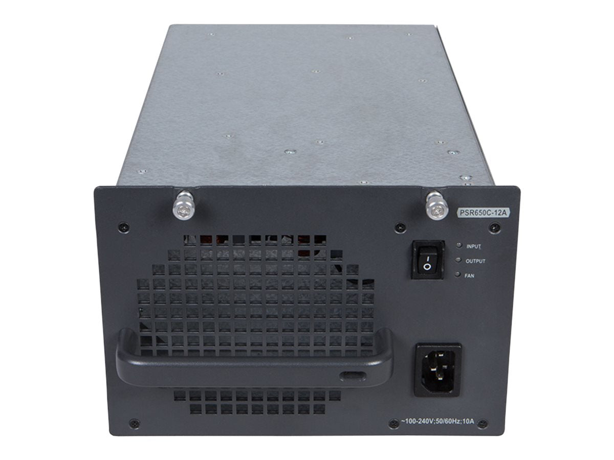 HPE - Power supply - hot-plug / redundant (plug-in module) - 650 Watt - for HPE 7506, 7506-V; FlexNetwork 7503 JH215A#B2E