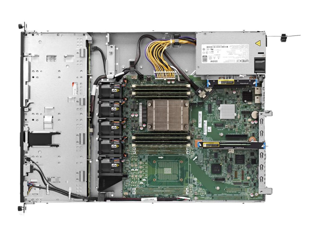 HPE ProLiant DL120 Gen9 - Server - rack-mountable - 1U - 1-way - no CPU - RAM 0 GB - SATA - hot-swap 2.5 bay(s) - no HDD