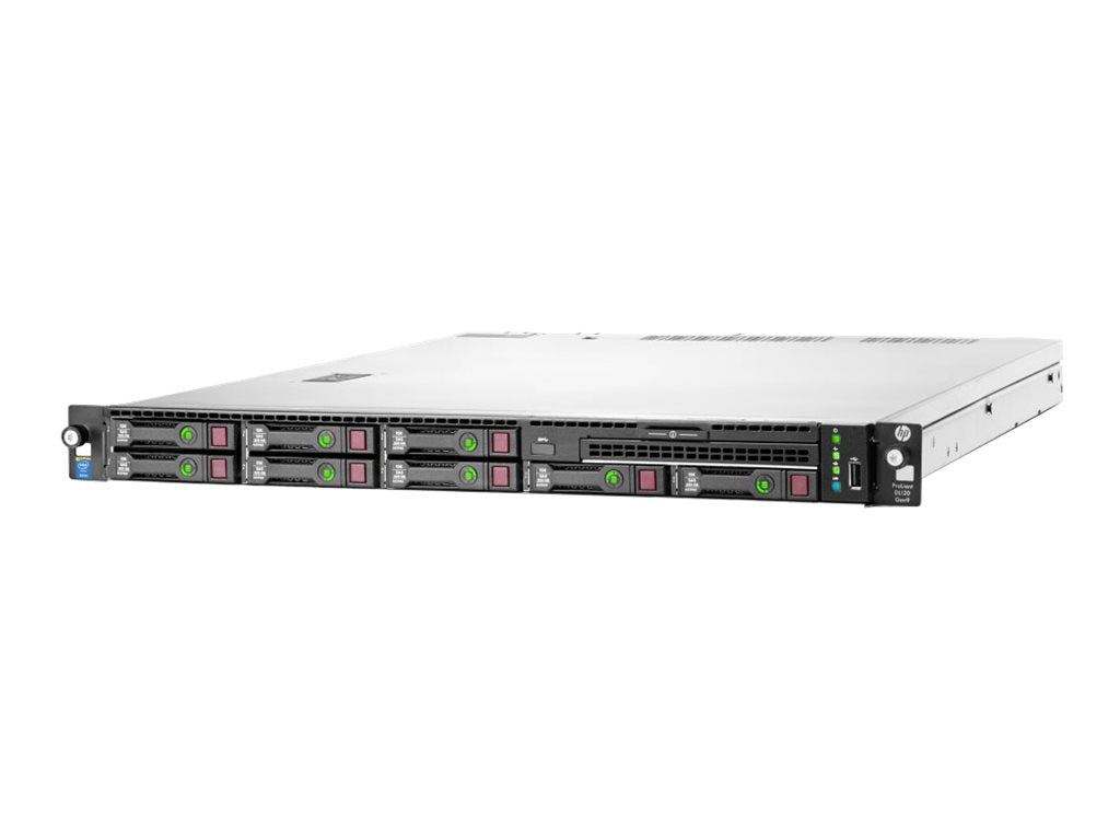 HPE ProLiant DL120 Gen9 - Server - rack-mountable - 1U - 1-way - no CPU - RAM 0 GB - SATA - hot-swap 2.5 bay(s) - no HDD