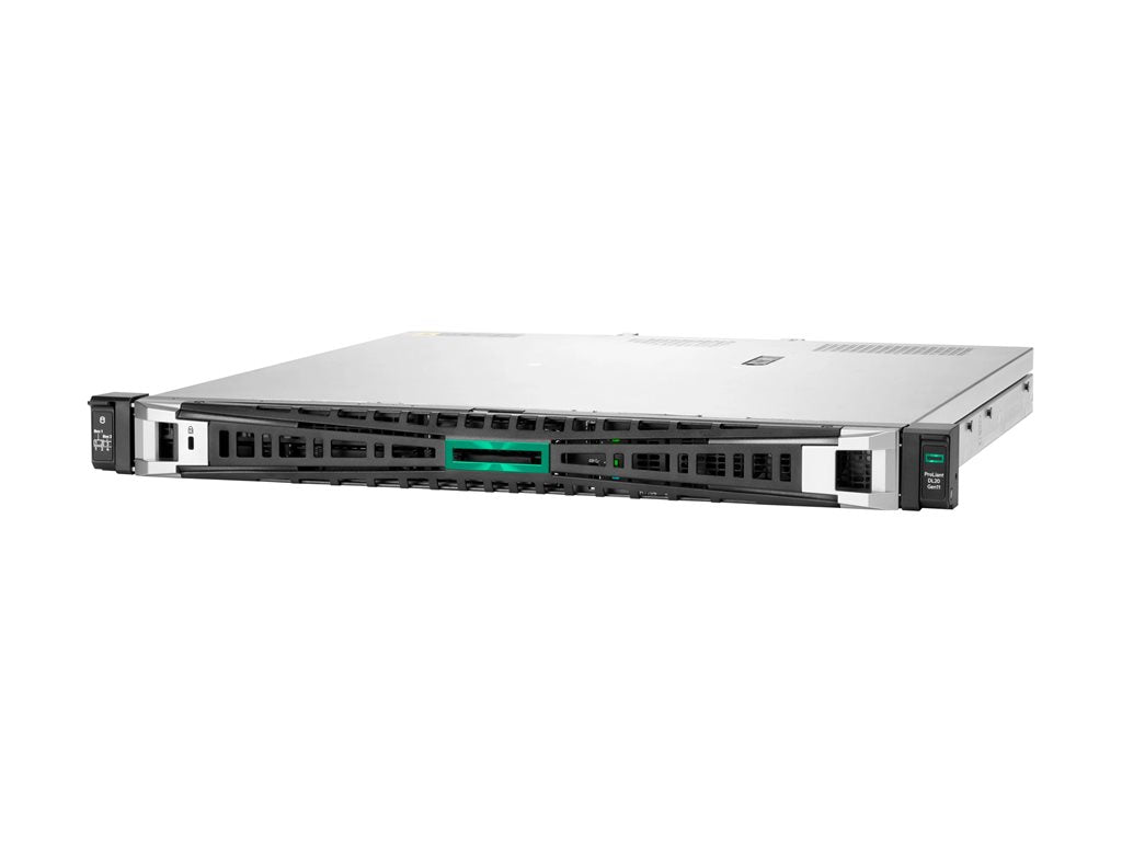 HPE ProLiant DL20 Gen11 Entry - Server - rack-mountable 1U - 1-way - 1 x Xeon E-2414 / up to 4.5 GHz - RAM 16 GB - SATA - non-hot-swap P65393-B21