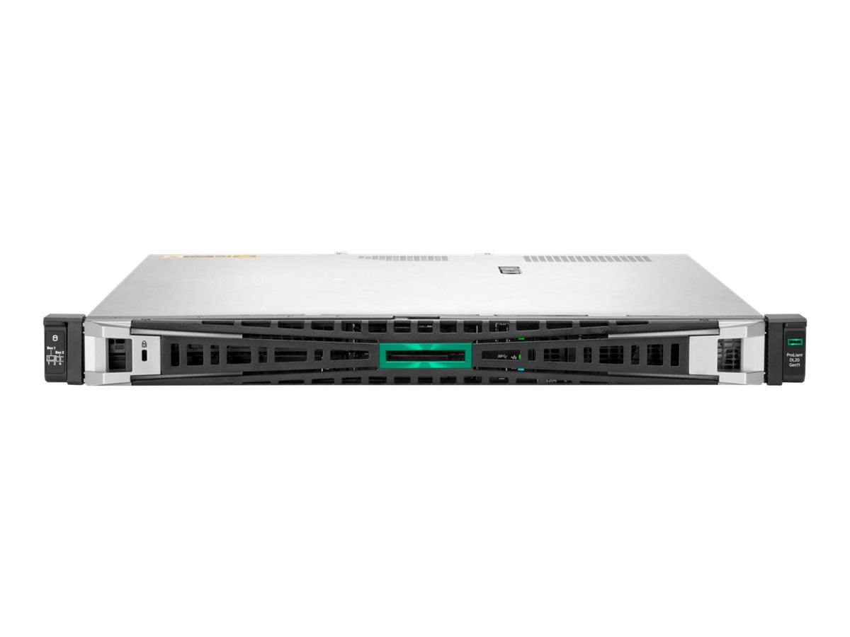 HPE ProLiant DL20 Gen11 - Server - rack-mountable 1U - 1-way - 1 x Xeon E-2436 / up to 5 GHz - RAM 32 GB - SATA/SAS/PCI Express P71682-005