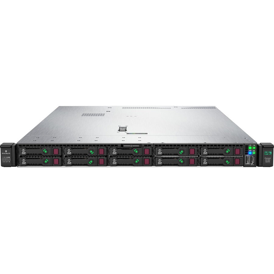 HPE ProLiant DL360 G10 1U Rack Server - 1 x Intel Xeon Silver 4215R 3.20 GHz - 32 GB RAM - Serial ATA, 12Gb/s SAS Controller P56957-B21