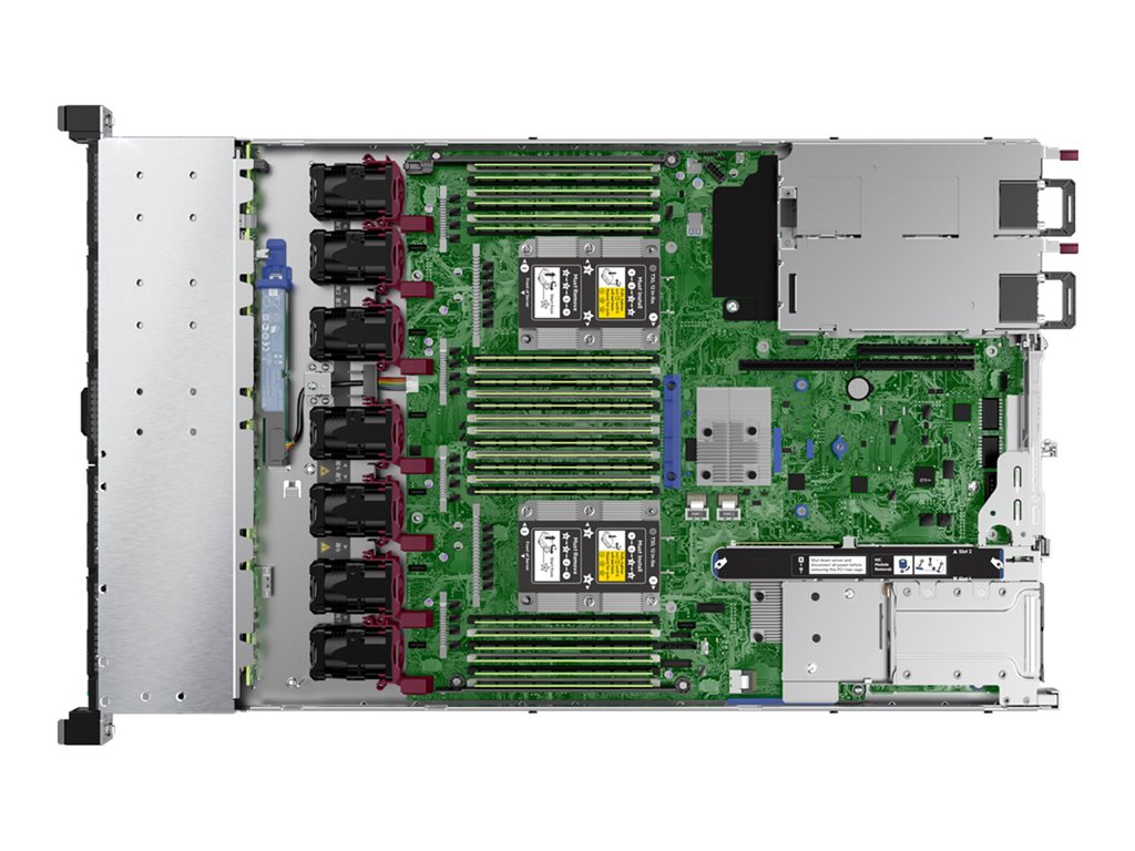 HPE ProLiant DL360 Gen10 - Server - rack-mountable 1U - 2-way - no CPU up to - RAM 0 GB - SATA - hot-swap 2.5 bay(s) -