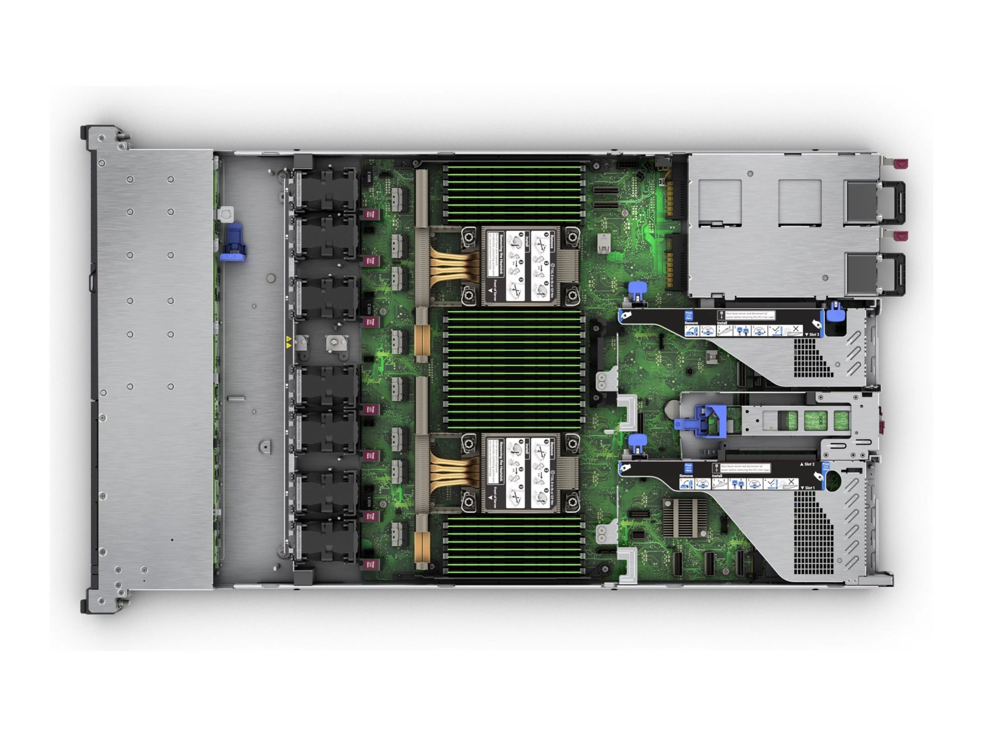 HPE ProLiant DL360 Gen11 2.4GHz 12c 1P 64GB 4LFF MR408i-o 2x8TB 2x800W