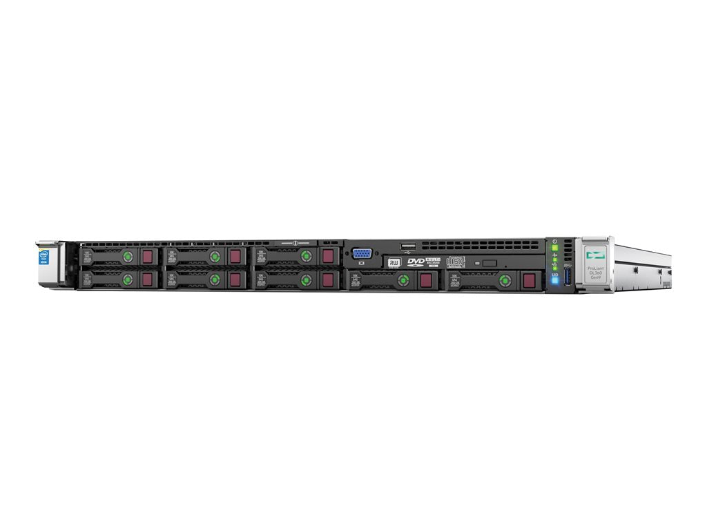 HPE ProLiant DL360 Gen9 - Server - rack-mountable - 1U - 2-way - 1 x Xeon E5-2620V4 / 2.1 GHz - RAM 16 GB - SAS -
