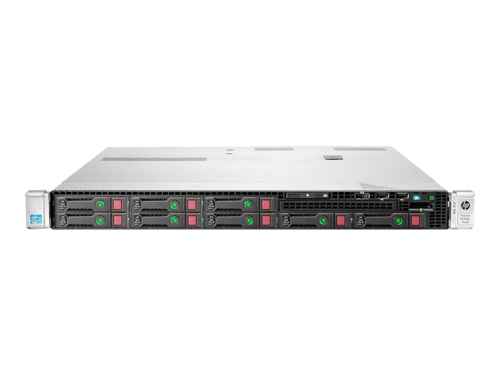 HPE ProLiant DL360p Gen8 - Server - rack-mountable - 1U - 2-way - no CPU - RAM 0 GB - SAS - hot-swap 2.5 bay(s) - no HDD