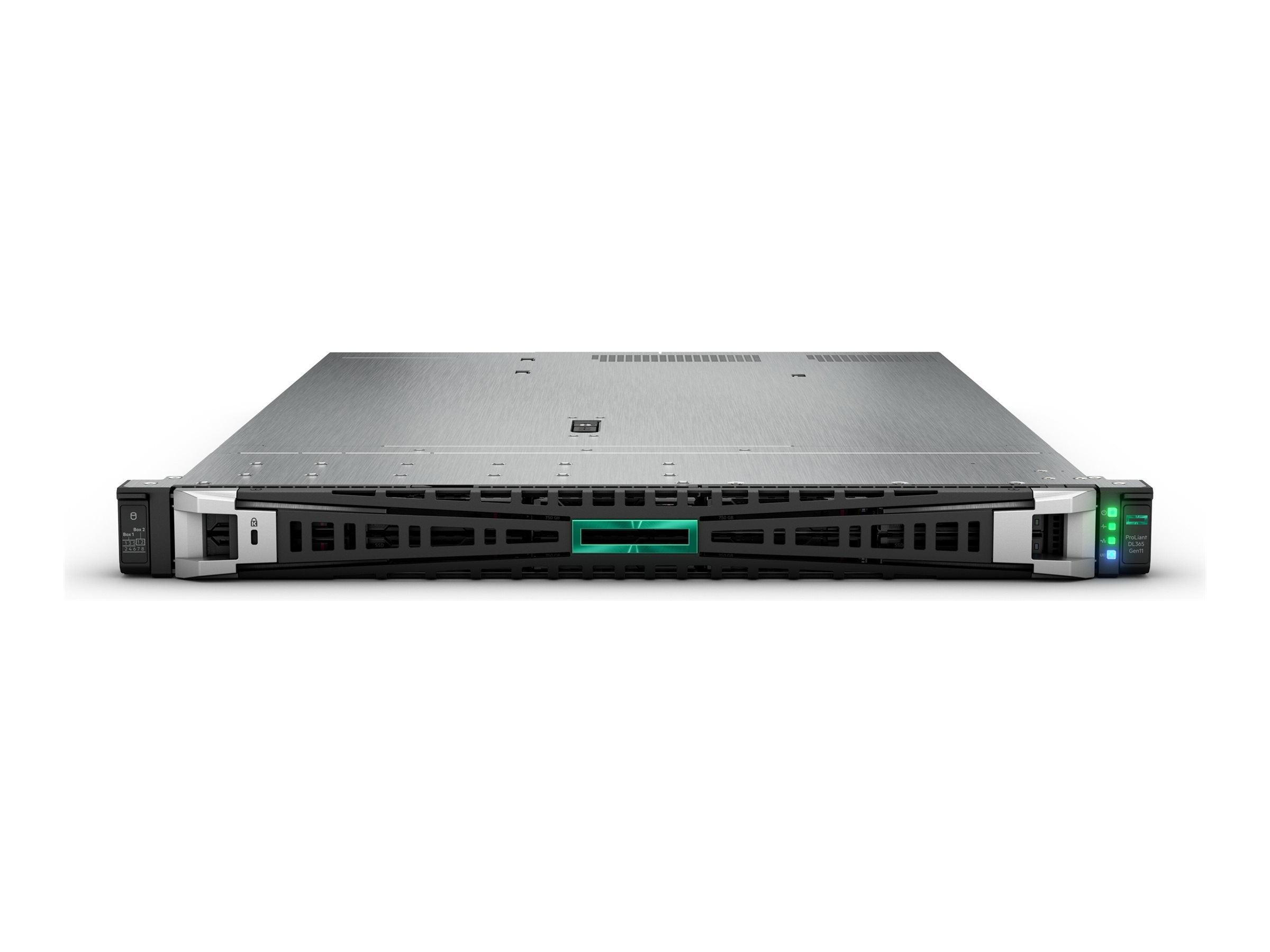 HPE ProLiant DL365 Gen11 Network Choice - Server - rack-mountable 1U - 2-way - 2 x EPYC 9354 / up to 3.8 GHz - RAM 384 GB - NVMe P77249-005