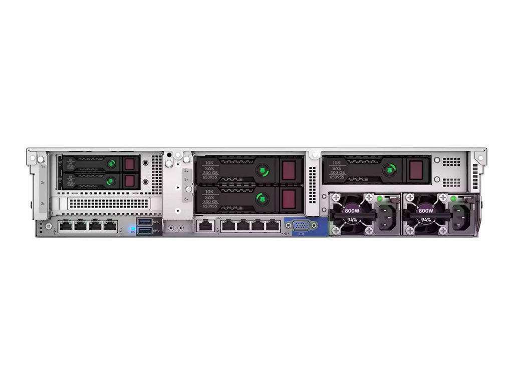 HPE ProLiant DL380 Gen10 Network Choice - Server - rack-mountable 2U - 2-way - no CPU up to - RAM 0 GB - SATA - hot-swap