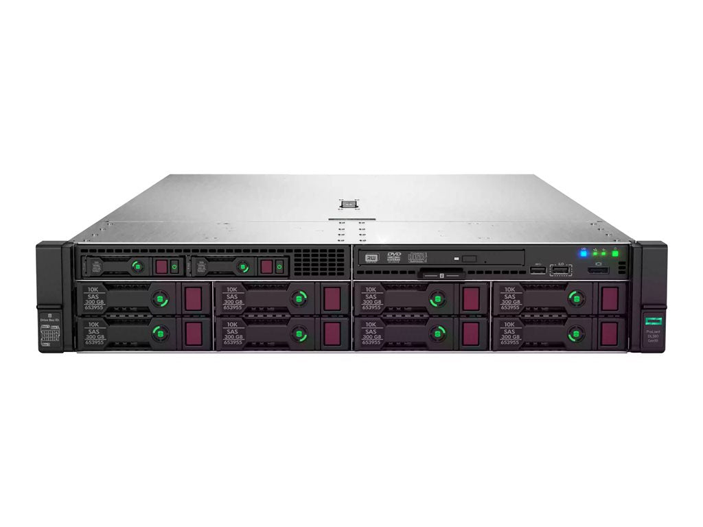 HPE ProLiant DL380 Gen10 Network Choice - Server - rack-mountable 2U - 2-way - no CPU up to - RAM 0 GB - SATA - hot-swap