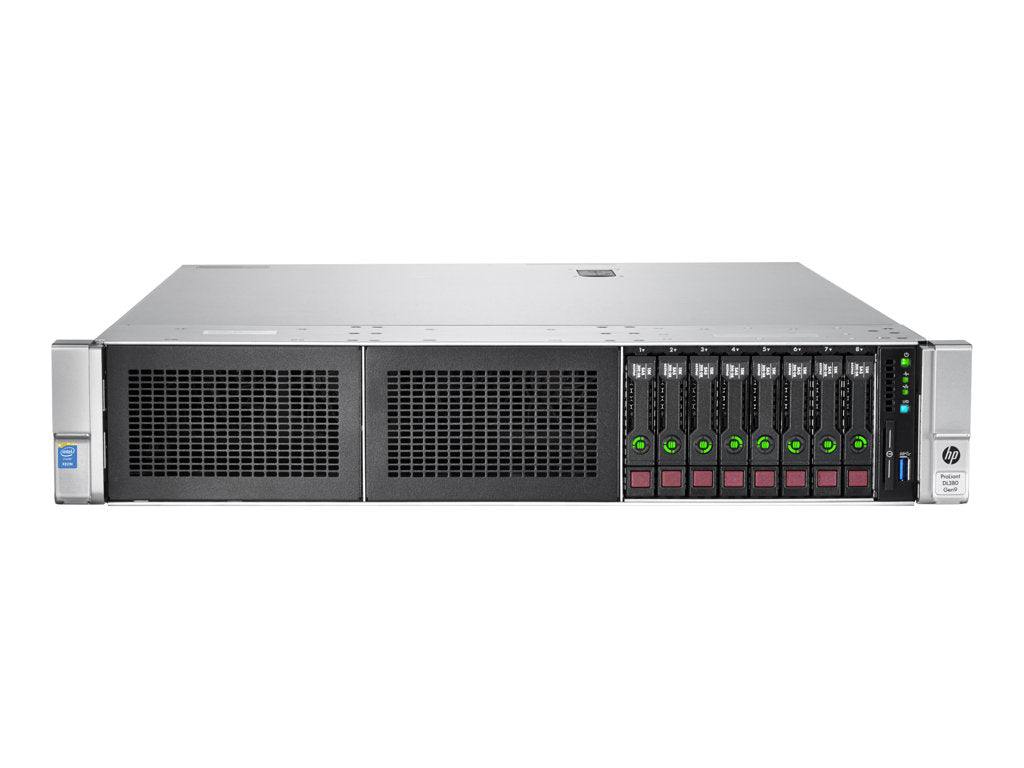 HPE ProLiant DL380 Gen9 Base - Server - rack-mountable - 2U - 2-way - 1 x Xeon E5-2630V4 / up to 3.1 GHz - RAM 16 GB -