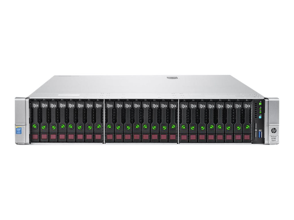 HPE ProLiant DL380 Gen9 - Server - rack-mountable 2U - 2-way - no CPU up to - RAM 0 GB - SATA - hot-swap 2.5 bay(s) - no