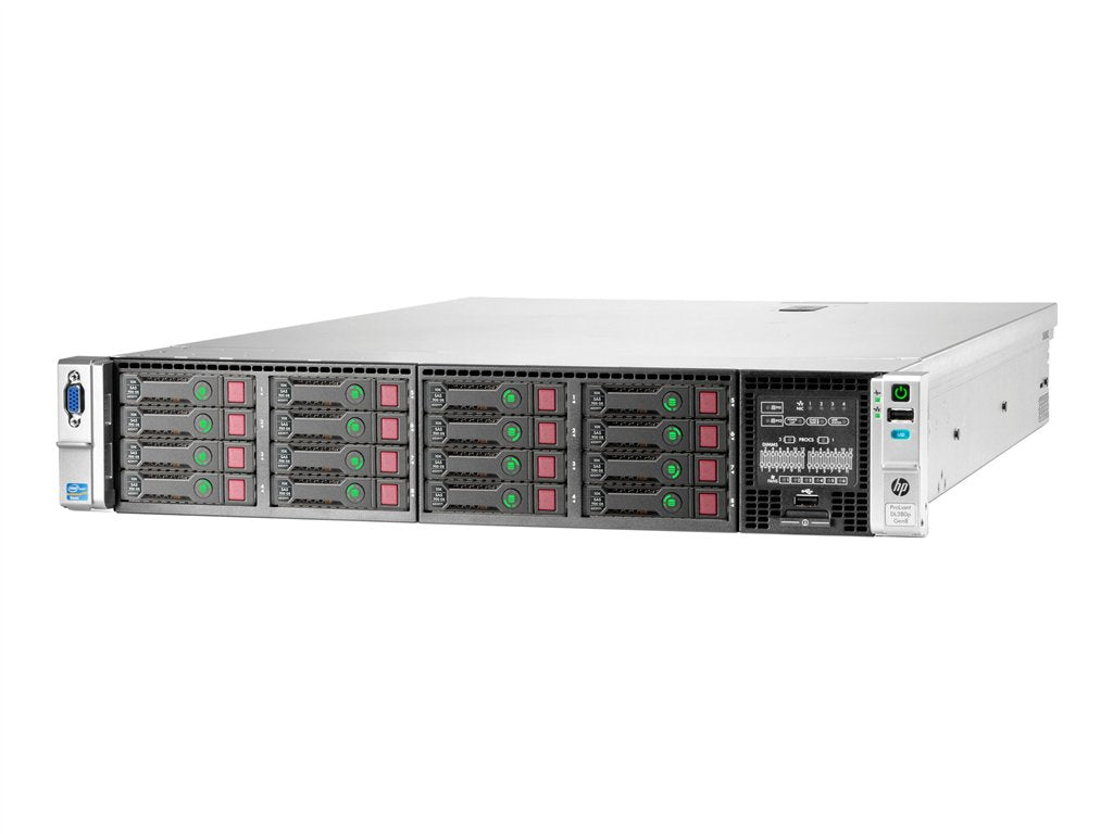 HPE ProLiant DL380p Gen8 Base - Server - rack-mountable - 2U - 2-way - 1 x Xeon E5-2630V2 / 2.6 GHz - RAM 16 GB - SAS -