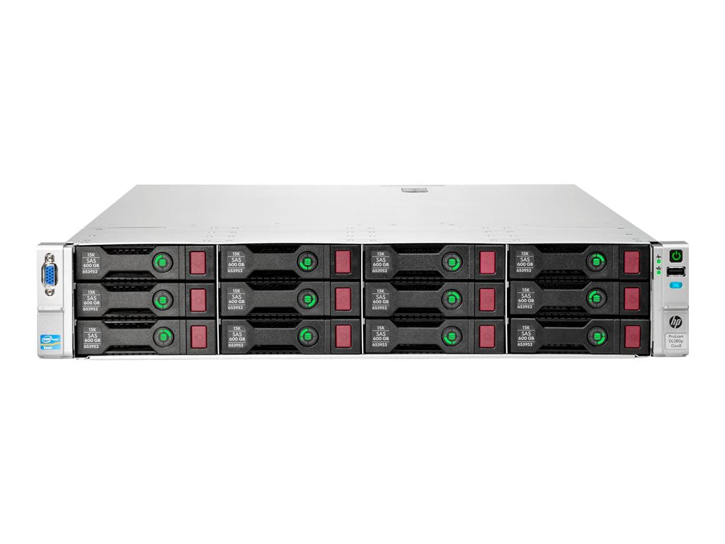 HPE ProLiant DL380p Gen8 - Server - rack-mountable - 2U - 2-way - no CPU - RAM 0 GB - SAS - hot-swap 3.5 bay(s) - no HDD