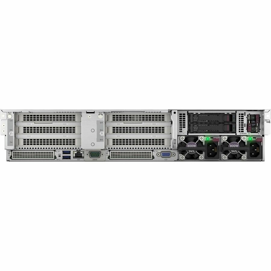 HPE ProLiant DL385 G11 2U Rack Server - 1 x AMD EPYC 9124 3 GHz - 32 GB RAM - 12Gb/s SAS C