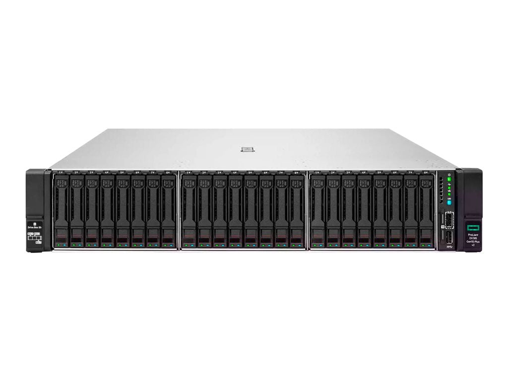 HPE ProLiant DL385 Gen10 Plus V2 Entry - Server - rack-mountable - 2U - 2-way - 1 x EPYC 7252 / up to 3.2 GHz - RAM 32 GB - SATA/SAS/NVMe P58451-291