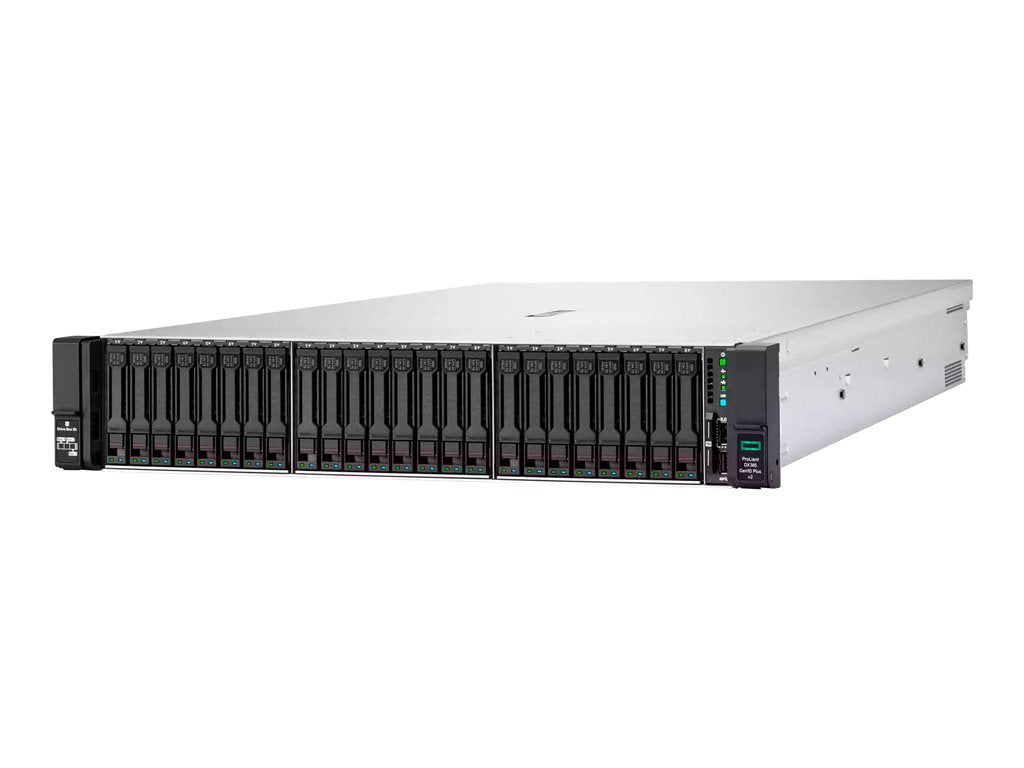 HPE ProLiant DL385 Gen10 Plus V2 Entry - Server - rack-mountable - 2U - 2-way - 1 x EPYC 7252 / up to 3.2 GHz - RAM 32 GB - SATA/SAS/NVMe P58451-291