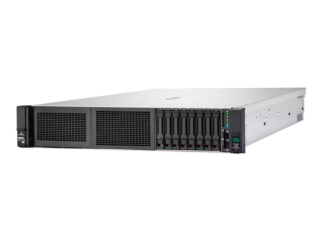 HPE ProLiant DL385 Gen10 Plus V2 - Server - rack-mountable 2U - 2-way - 1 x EPYC 7252 / up to 3.2 GHz - RAM 32 GB - SAS - hot-swap P58452-421