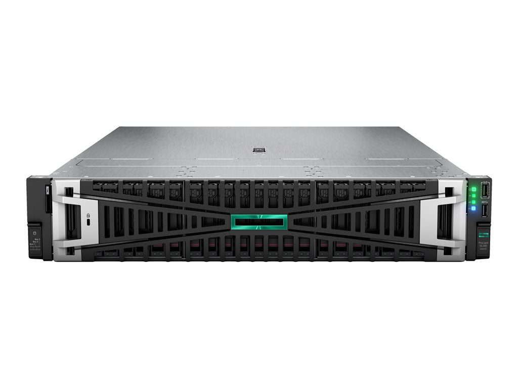 HPE ProLiant DL385 Gen11 - Server - rack-mountable 2U - 2-way - 2 x EPYC 9354 / up to 3.8 GHz - RAM 384 GB - NVMe - hot-swap P77251-005