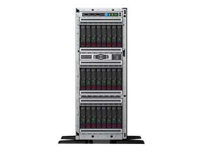 HPE ProLiant ML350 Gen10 - Server - tower 4U - 2-way - no CPU up to - RAM 0 GB - SATA - hot-swap 3.5 bay(s) - no HDD - Gigabit 877625R-B21#AR8