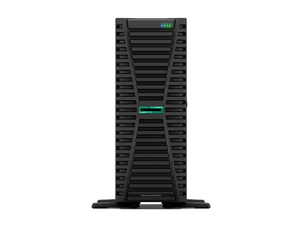 HPE ProLiant ML350 Gen11 Base - Server - tower 4U - 2-way - 1 x Xeon Silver 4410Y / up to 3.9 GHz - RAM 32 GB - SATA/SAS/NVMe P53566-371