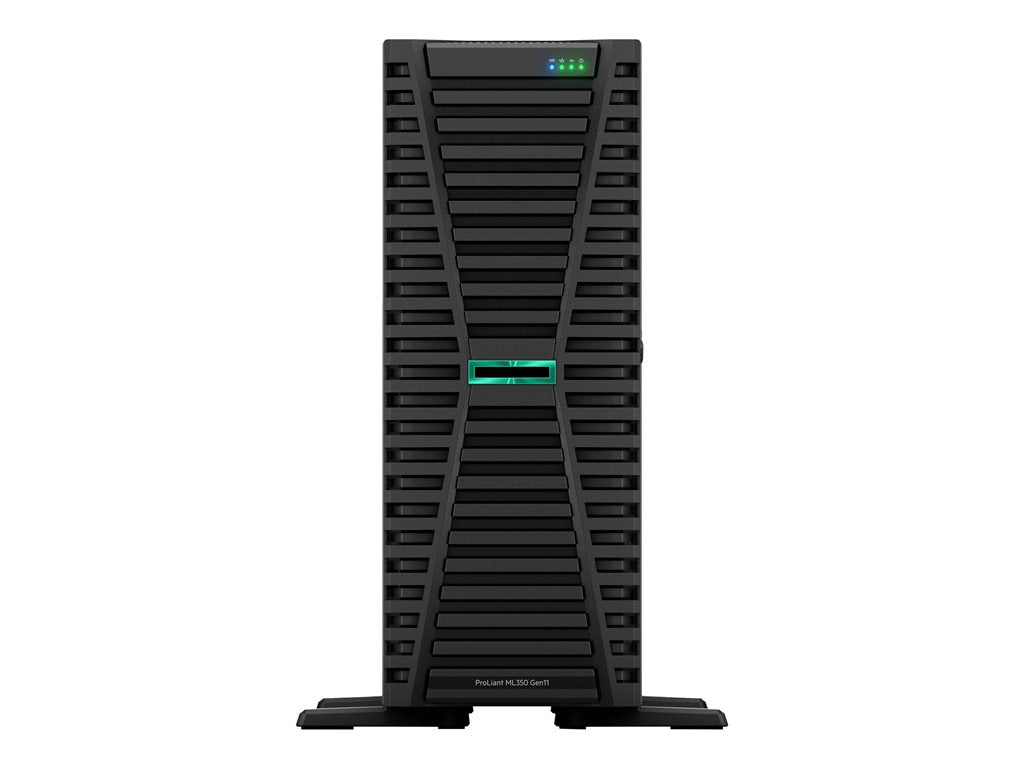 HPE ProLiant ML350 Gen11 Higher Performance - Server - tower 4U - 2-way - 1 x Xeon Gold 5418Y / up to 3.8 GHz - RAM 32 GB - SATA/SAS/NVMe P53570-371
