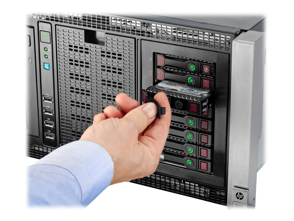 HPE ProLiant ML350p Gen8 Base - Server - rack-mountable 5U - 2-way - 1 x Xeon E5-2630 / up to 2.8 GHz - RAM 8 GB - SAS -