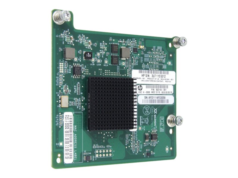 HPE QMH2572 - Host bus adapter - PCIe 2.0 x4 - 2Gb Fibre Channel, 4Gb Fibre Channel, 8Gb Fibre Channel - 2 ports - for