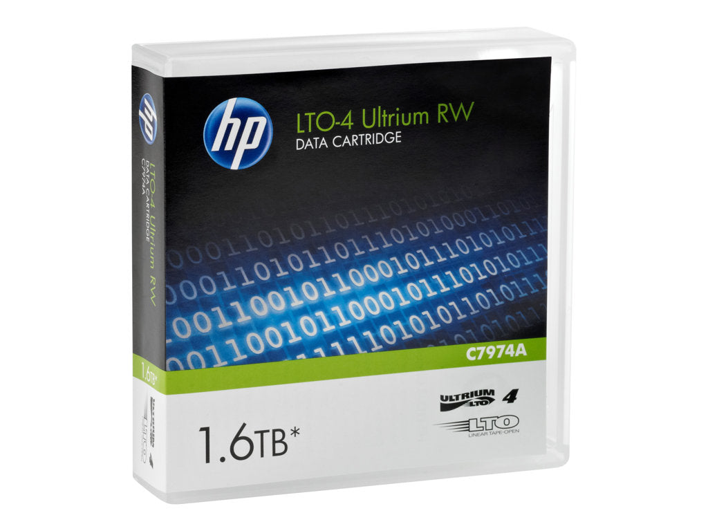 HPE RW Data Cartridge - LTO Ultrium 4 - 800 GB / 1.6 TB - write-on labels - green - for HPE MSL4048; StorageWorks