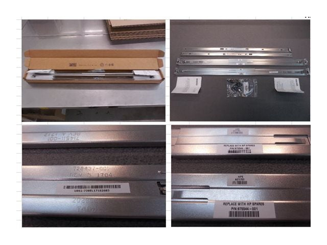 HPE - Rack rail kit - easy install - 1U