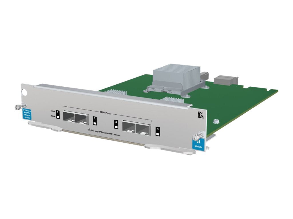 HPE SFP+ zl - Expansion module - 10GbE - 4 ports - for HP Switch 5406zl-48, Switch 5412zl-96; HPE 82XX, Switch 5406,