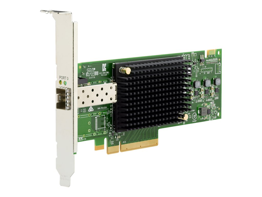 HPE SN1700E - Host bus adapter - PCIe 4.0 x8 - 64Gb Fibre Channel (Short Wave) x 1 - for ProLiant DL325 Gen10, DL360