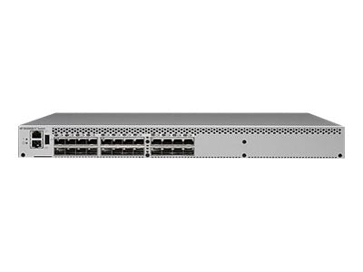 HPE SN3000B 16Gb 24-port/24-port Active Fibre Channel Switch - Switch - 24 x 16Gb Fibre Channel SFP+ - rack-mountable - remarketed QW938AR#05Y