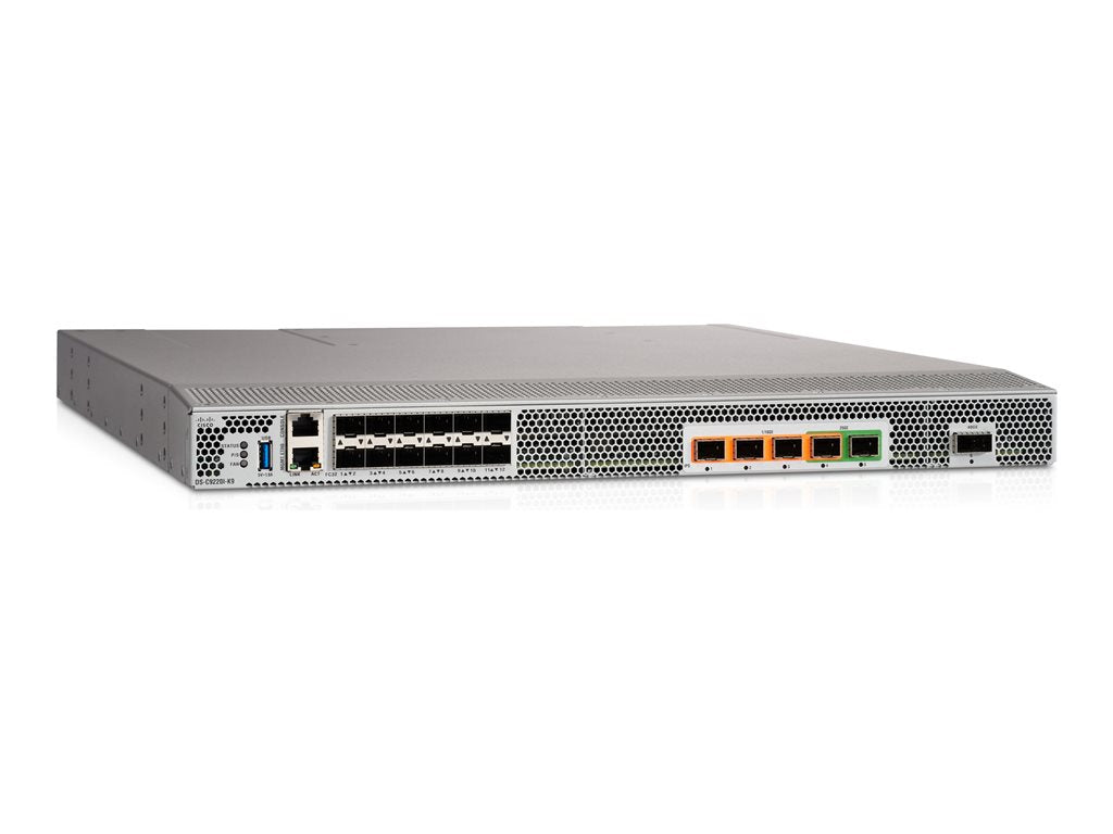 HPE SN6640C 32Gb 18-port FC/FCIP Multiservice Switch - C-Series - switch - 12 x 32Gb Fibre Channel SFP+ + 4 x 10 Gigabit FCIP R8M67A#AC3