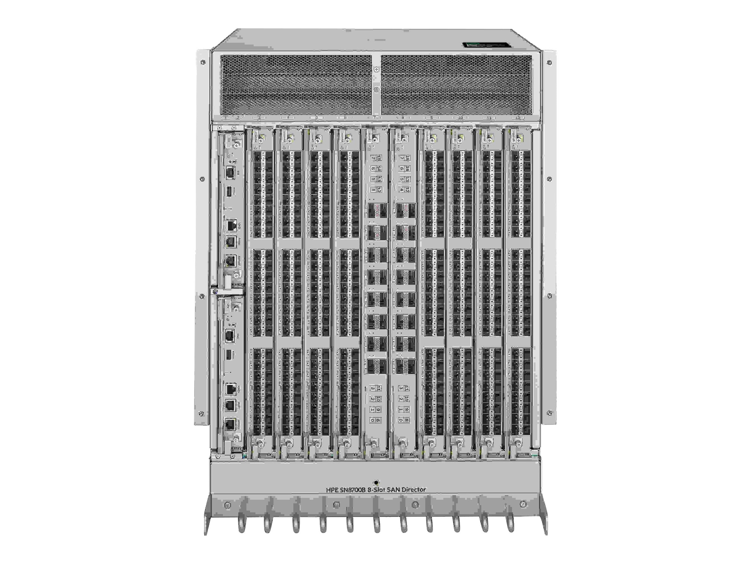 HPE SN8700B 8-slot Power Pack+ Director - Switch - managed - rack-mountable R6A97A
